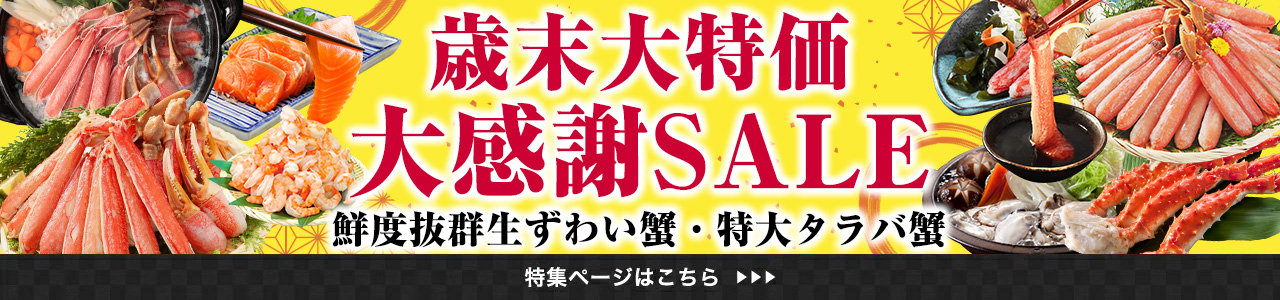 歳末大特価 大感謝SALE