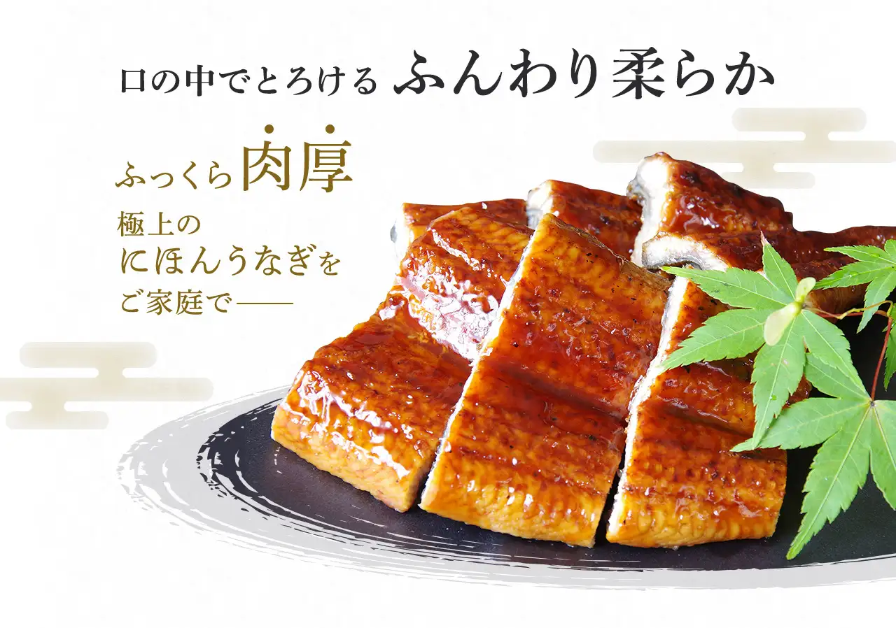 良型にほんうなぎ蒲焼き165g×2尾