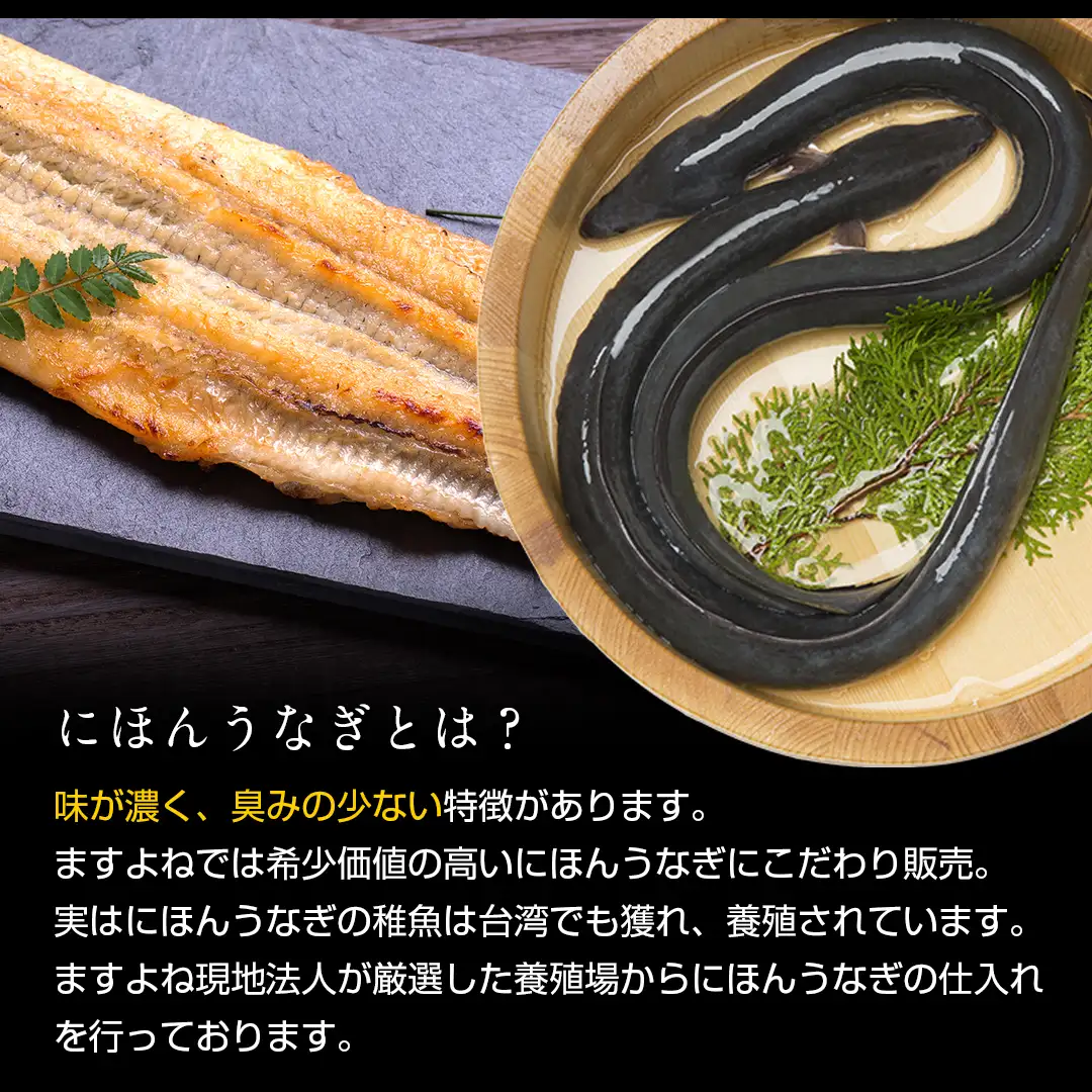 にほんうなぎ蒲焼き200g前後×2本